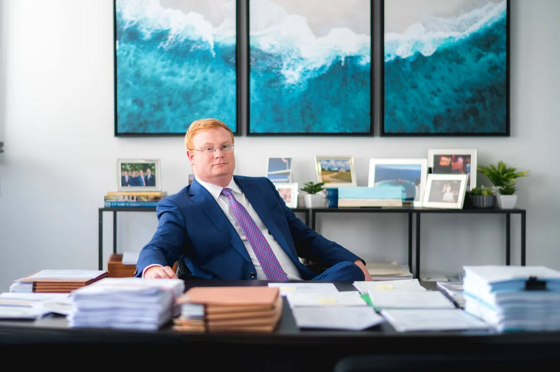 Peter G. Billings at his desk